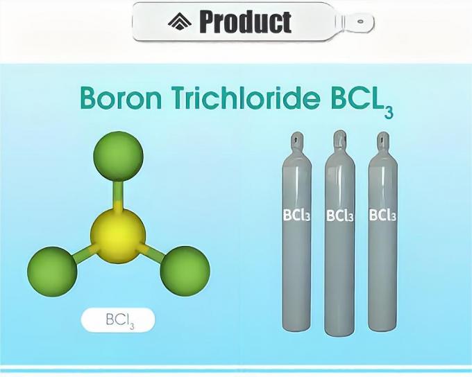 Preço do gás para cilindros Semicondutores Gás industrial Bcl3 Tricloreto de boro 0